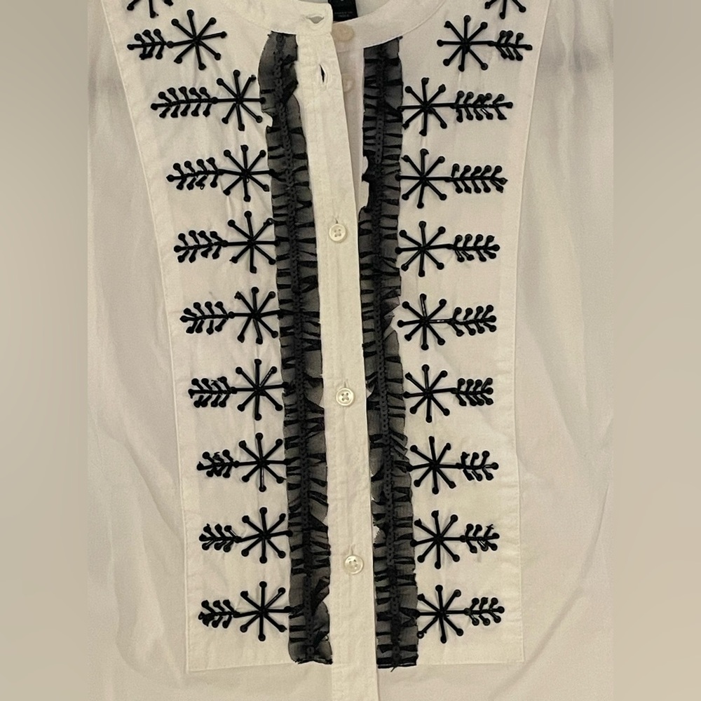 J. Crew Ruffle Shirt - Picture 2 of 5